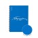 Notebook A5 80 sheets in a cage on a spiral Erichkrause Mirage, with a plastic cover blue,