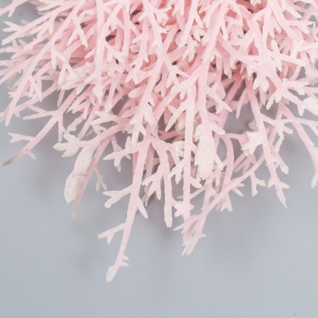 Artificial plant for creativity "Juniper" 1 bouquet = 10 branches pink 15 cm-2