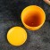 Flower pot "Magnolia" yellow, 1.4 liters