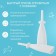 A gasoline tube for newborns, white color, Christmas tree design