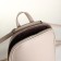 City backpack of artificial leather with lightning, beige color