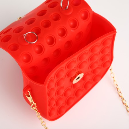 Baby bag on a magnet, red color-2