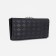 Women's wallet on magnets, black color