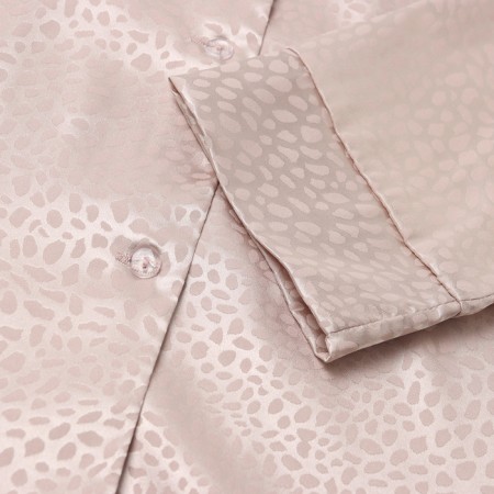 Female pajamas (shirt, trousers) KAFTAN "Leopard", Coffee, r.52-54-7