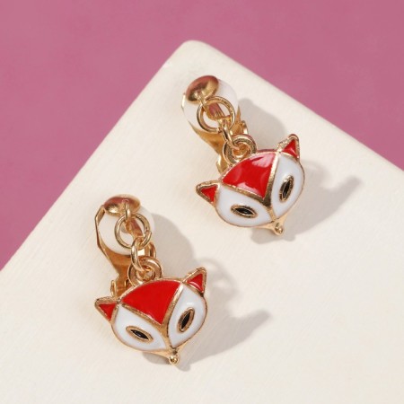 Clips children's “chosen” fox, white-orange color in gold