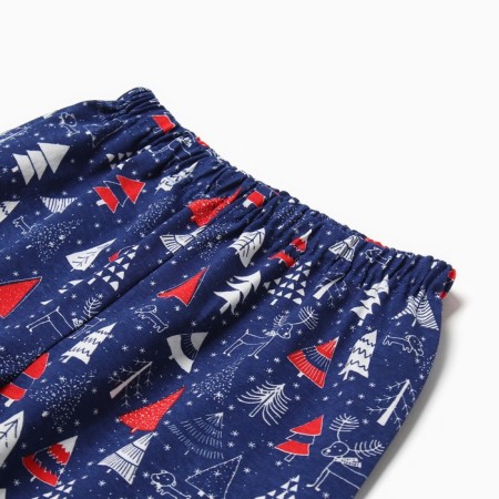 Pajamas for a boy, red/blue color, height 104 cm-6