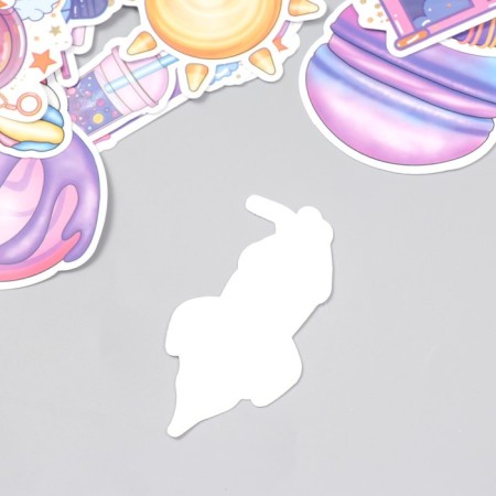 Stickers for creativity "Space Sweets" set of 50 pcs 4x8 cm-2