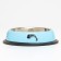 A bowl with a non -slip base with a print, 225 ml, blue