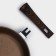 Sleeping pan “Brownie”, D = 26 cm, removable handle, glass cover, anti -stick coating, induction