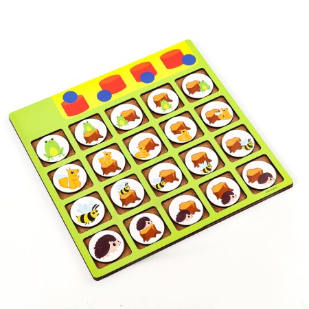 Wooden puzzle for children "develop spatial thinking"-2