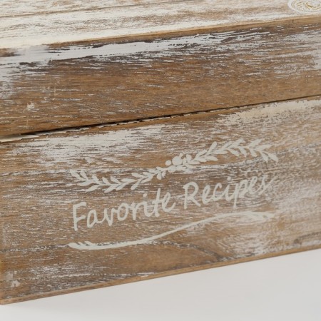 Casket Wood "Rectangular" Bleaned 13.6x18x13.6 cm-2