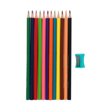Three -sided pencils 12 colors, Maped Color Peps, with a grinder-2