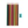 Three -sided pencils 12 colors, Maped Color Peps, with a grinder