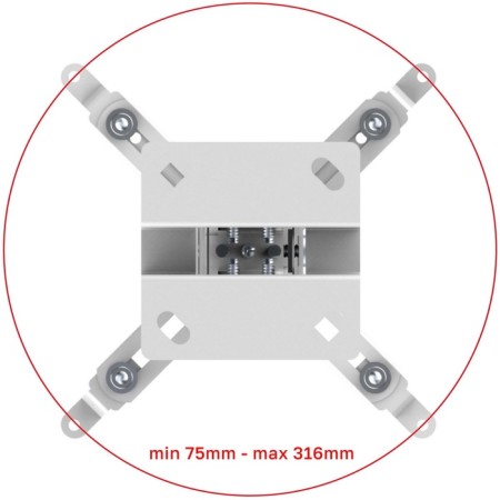 Crasstein Uniteki PM2102W White for the projector-3