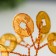 Souvenir "Cash tree in a pot" 12 coins 9x3.7x3.7 cm