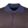 Polo male with long sleeve, brown color, size 46 (m)