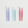 A set of tweezers for eyelash extensions, 2 pcs, color mix