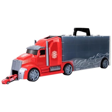 Auto -Vorot Case Givito “Salvation Service”, with cars, with a tunnel, red color, 64 cm-4