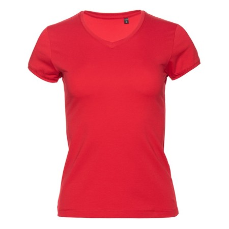 T -shirt female, size 44, red color