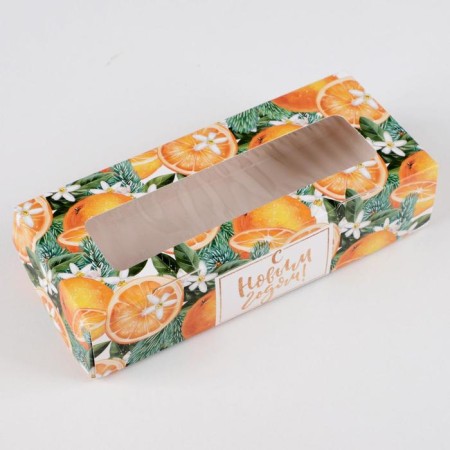 Folding box "Mandarin mood", 17 x 7 x 4 cm, new year-2