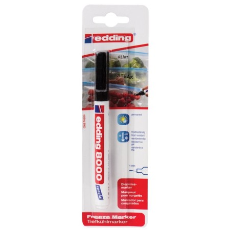 Edding 151276 marker, frost -resistant, black, line width 1 mm-1