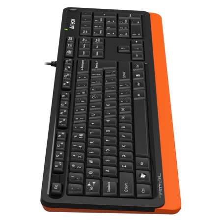 Keyboard A4Tech FSTYLER FKS10, wired, membrane, USB, black-2