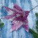 Decor "Cold Flower" 30x20 cm, lilac shine
