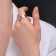 Ring Xuping trend max, color gold, size 17