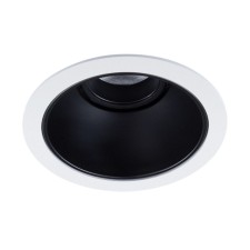 Точечный встраиваемый светильник Arte Lamp Scroll A3312PL-1WH, LED, 12 Вт, 8.5х8.5х8 см, белый, чёрный