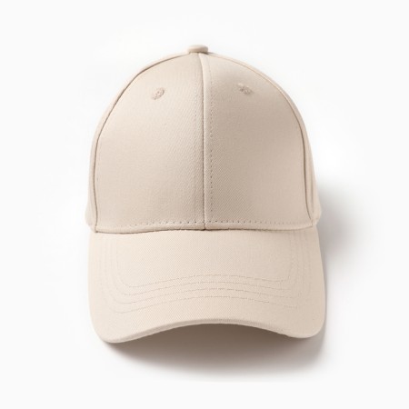 Cap "baseball cap" for girls, milk color, size 56-58-1