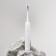 Luazon LP-010 electric toothbrush, vibration, 2 nozzles, from battery, white