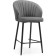 Barry Banbu Velutto 32 Metal/velor, black/gray 55x56x97 cm