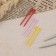 Set of needles for stitching, plastic, d = 2 mm, 5.5 cm, 25pcs, colorful color