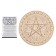 Altar for the rituals "Magic Star", wooden, d = 24 cm