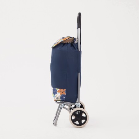 Household bag on a cart on a cord, the color is blue-1
