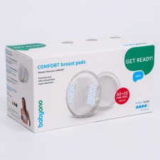 Breast gaskets Comfort, 50 pcs. + 20 pcs. For a present! (35 pairs)