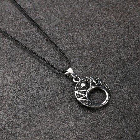 Amulet "Lunnitsa", metal pudter, art casting, 2.5x2.3 cm-1