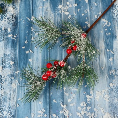 Decor "Winter Dreams" a twig of berries, 46 cm