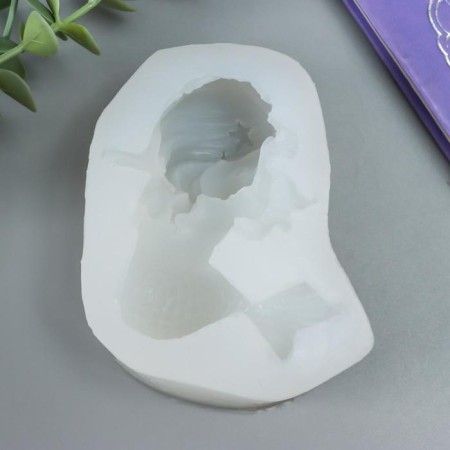 Mold Silicon "Sleeping Little Mermaid" 8.5x7.2x4 cm-1