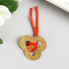 Suspension 3 coins of bronze d = 2.5 cm