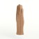 Gloves are female, dimensionless, without insulation, beige color