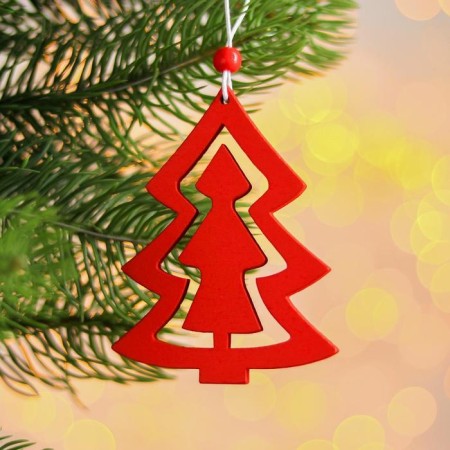 New Year's suspension "Colorful Christmas tree"-1