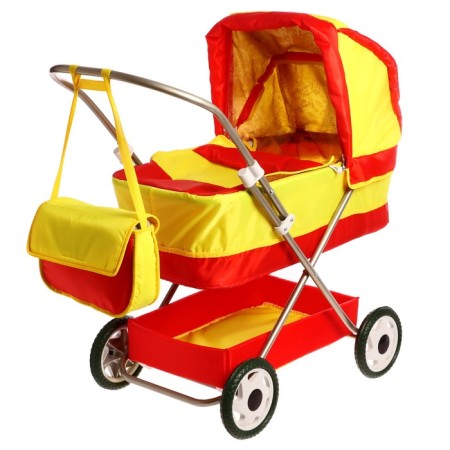 Puppet stroller No. 13, red/yellow color
