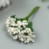 Flowers for decorating "inflorescence" snow -white 1 bouquet = 12 colors 8.5 cm