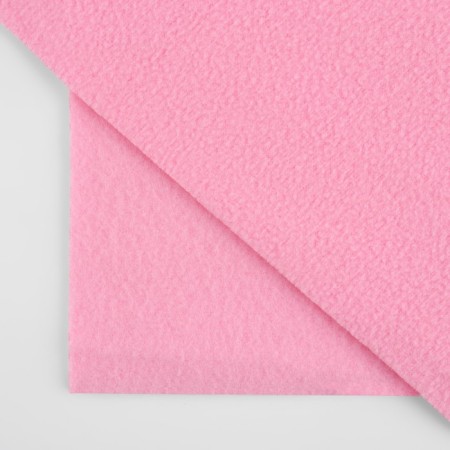 Flice flap, one-sided, 50 × 50 cm, 190 g/m, light pink color No. 3a-1