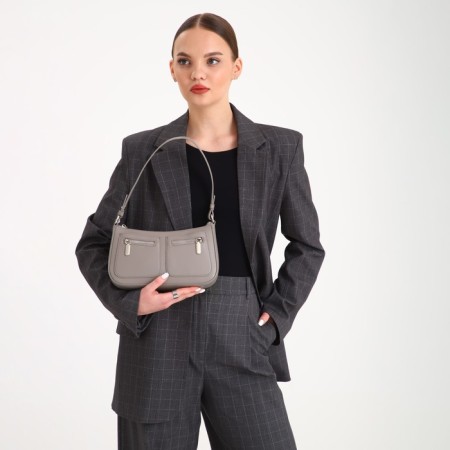Female bag Textura, small size, color gray-10