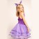 Carnival set "Dragon": purple dress, rim