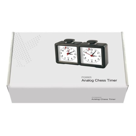 Chess hours, double, Leap PQ9905, 11 x 20 x 5 cm, 1 aa-2