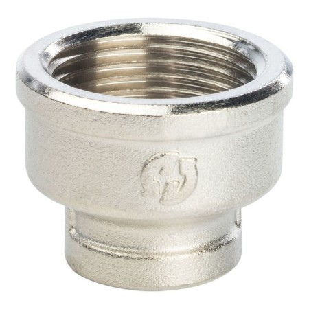 The coupling Stout SFT-0006-000112, 1 "x 1/2", internal carving, transition, nickelized brass-1