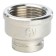 The coupling Stout SFT-0006-000112, 1 "x 1/2", internal carving, transition, nickelized brass